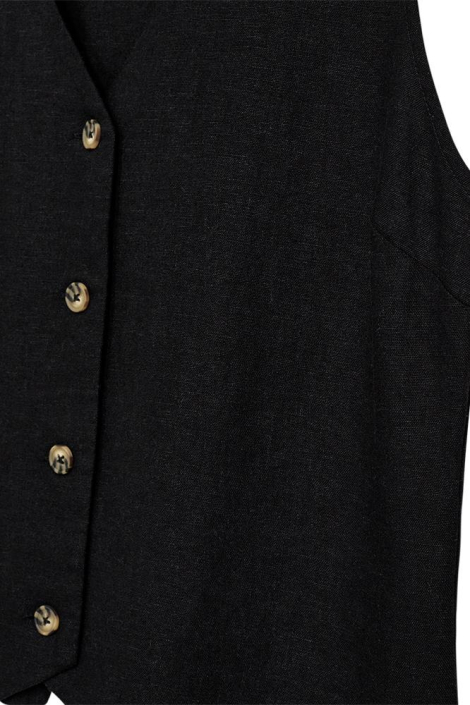 Freequent zwarte dames gilet