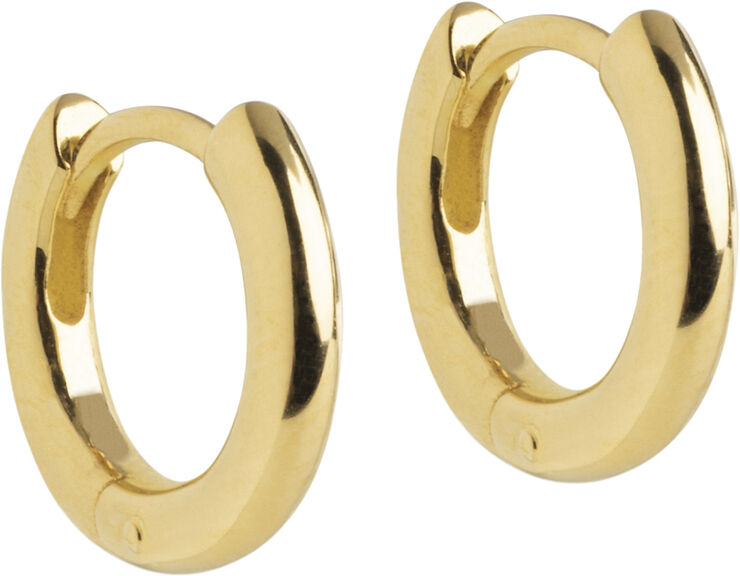 ENAMEL Copenhagen Hoops, Chunky classic 8 mm 925s/gp