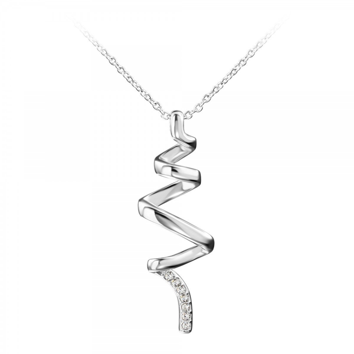Collier mode SC Crystal orné de Cristaux scintillants