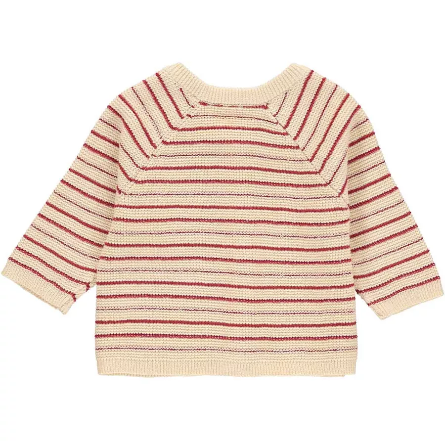 Müsli Babystrickjacke Berryred