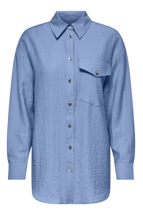 Only blauwe dames blouse
