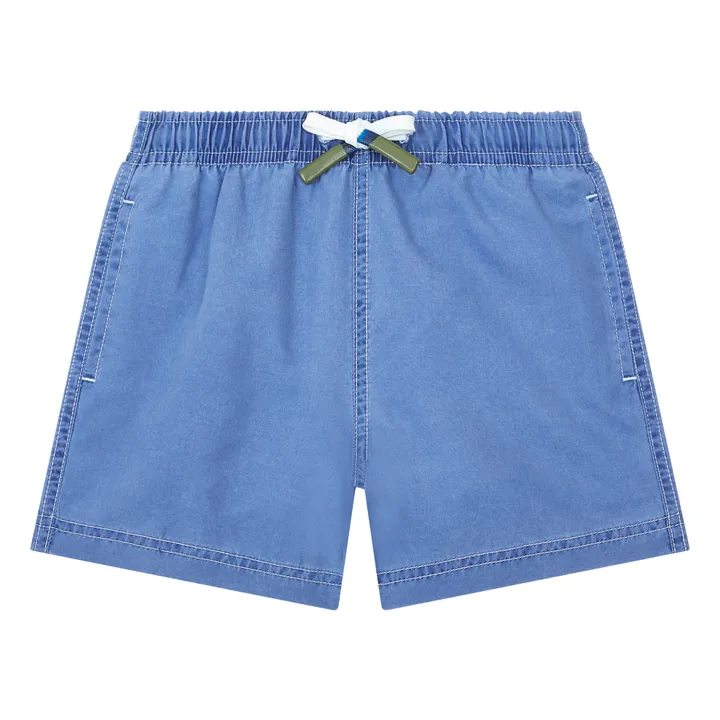 SMALLABLE BASICS Short De Bain Garçon Délavé | Bleu jean