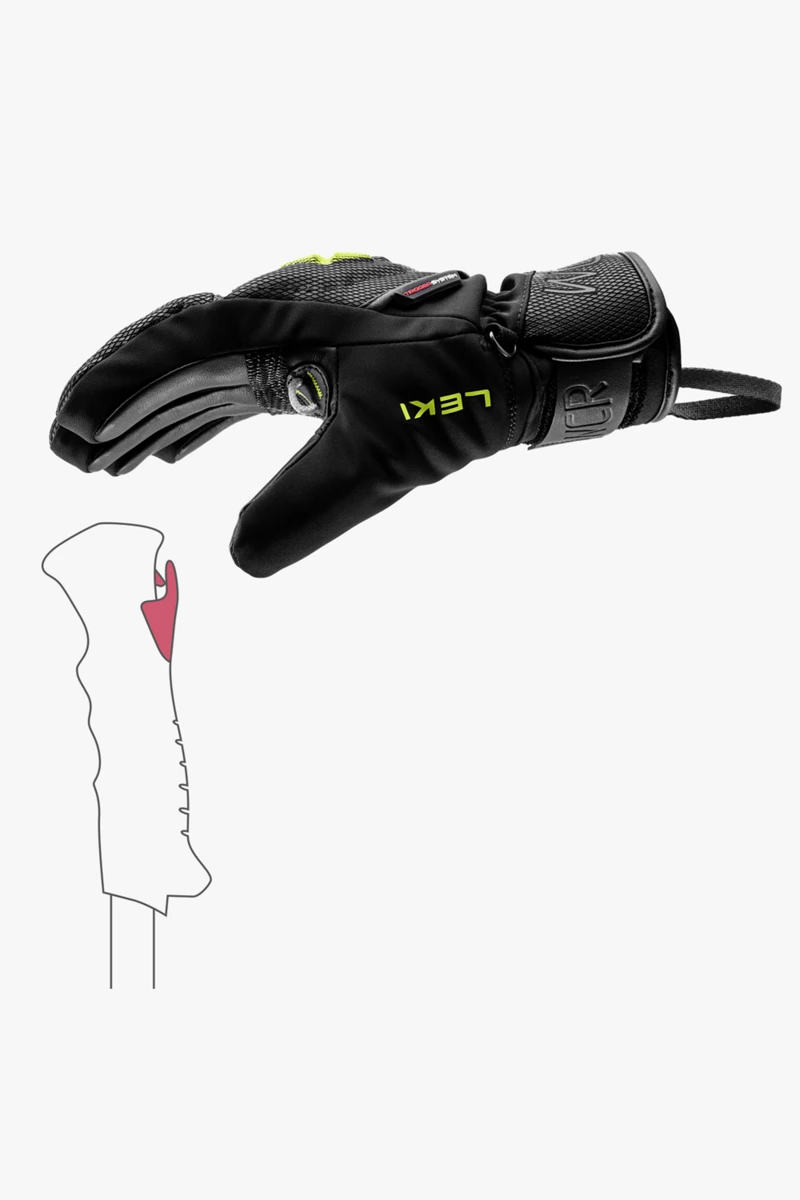 LEKI WCR C-Tech 3D Kinder Skihandschuh
