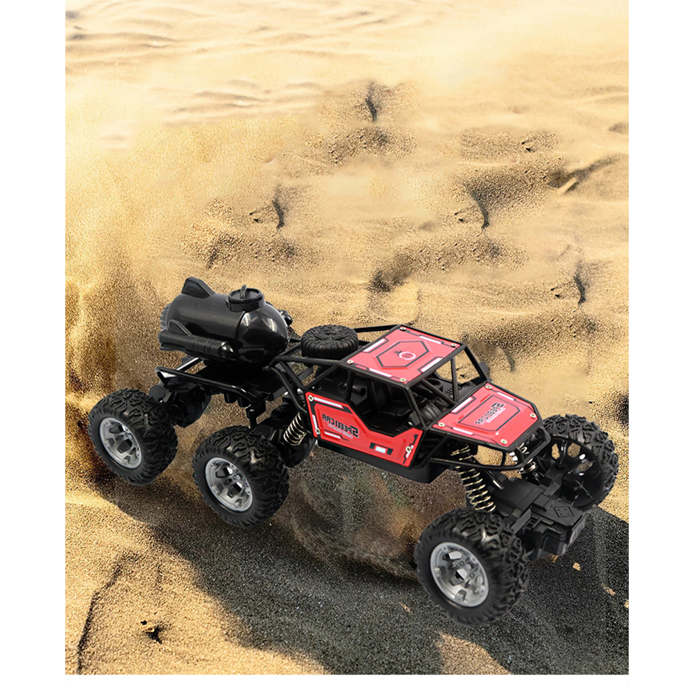 (1:18) Ferngesteuerters 2.4GHz RC Spielzeug Auto Offroad Climber Car (Batteriebetrieben) - Rot
