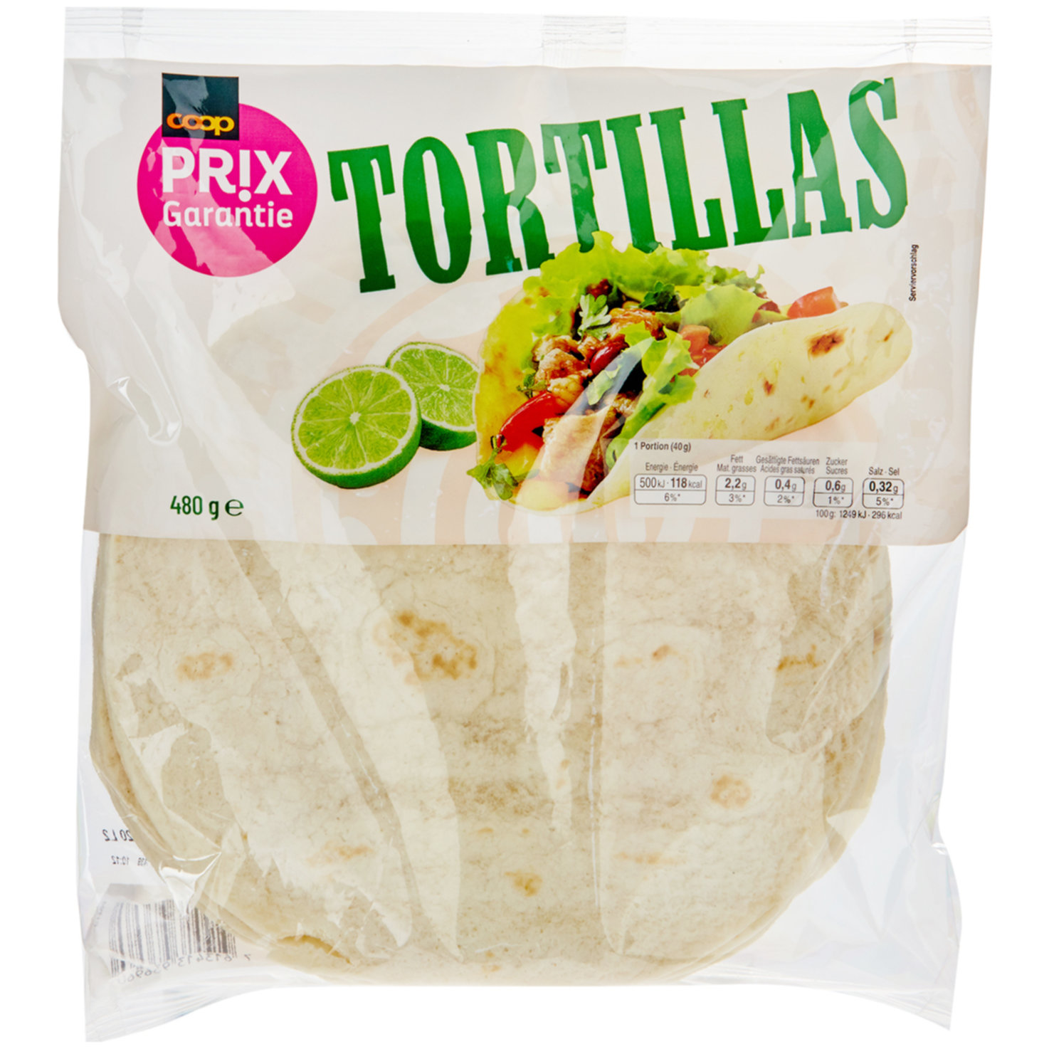 Prix Garantie Tortillas 12 Stück