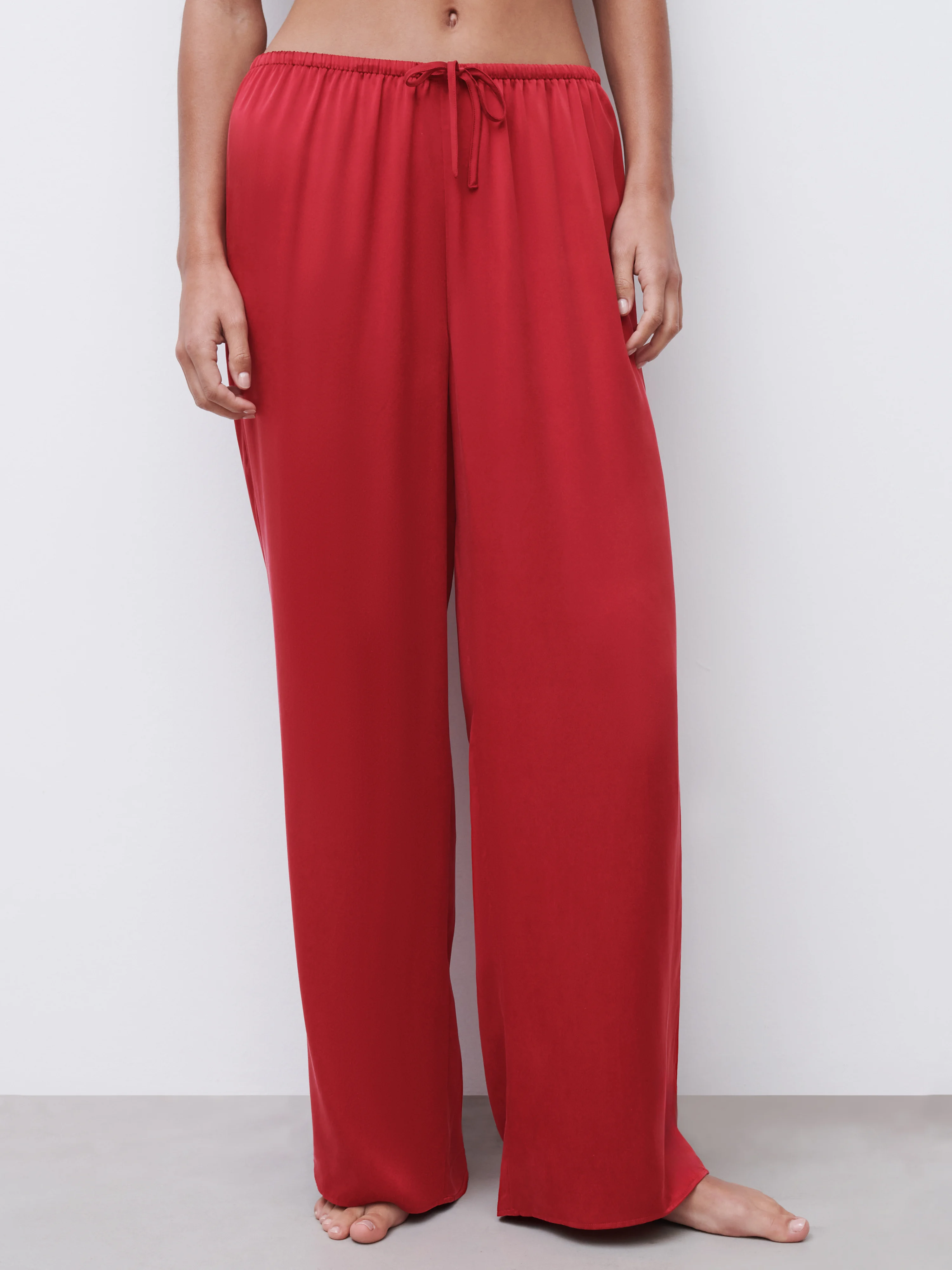 MYSTIC DREAM - Pantalon broderie | Rouge