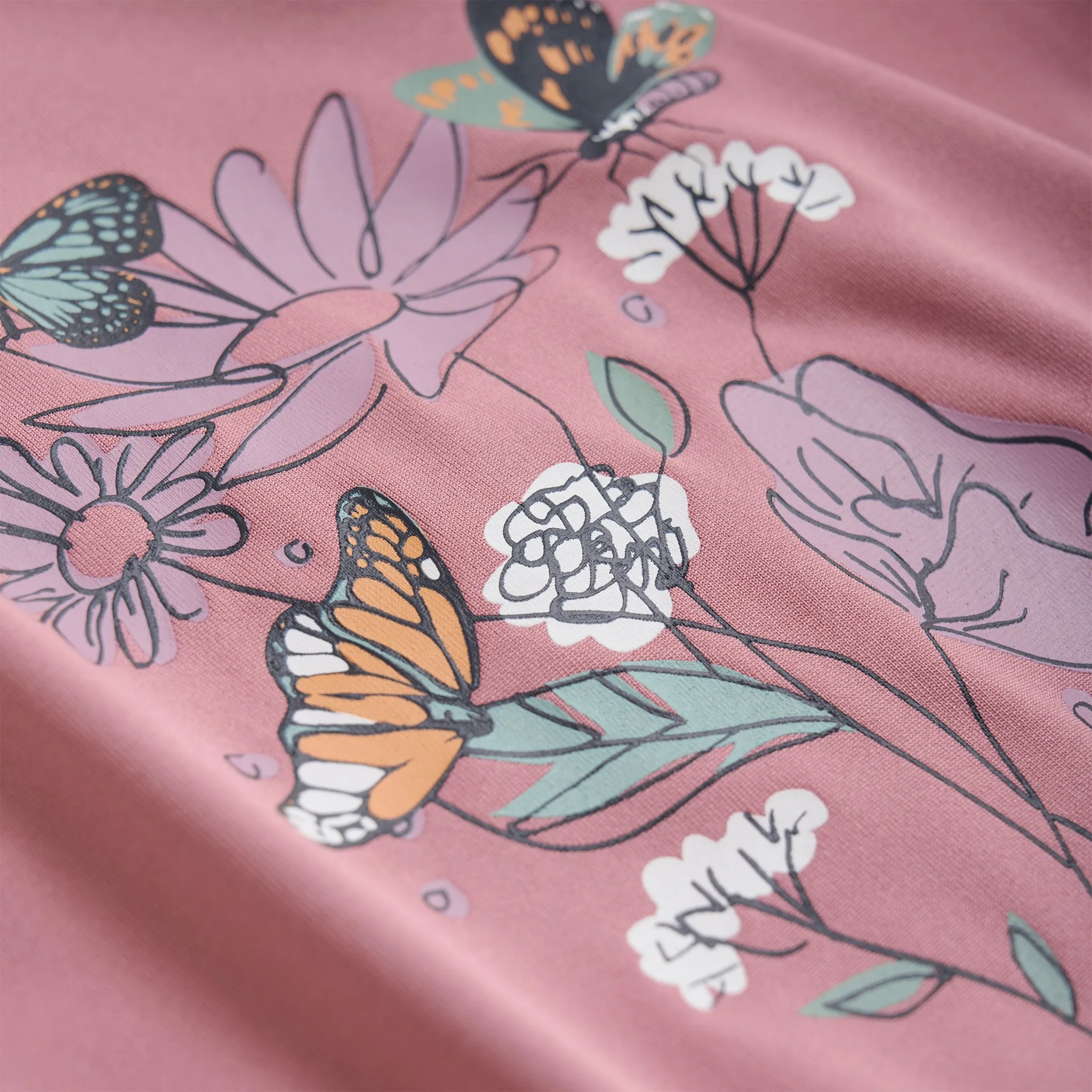 Color Kids T-Shirt Fleurs 4-8ans