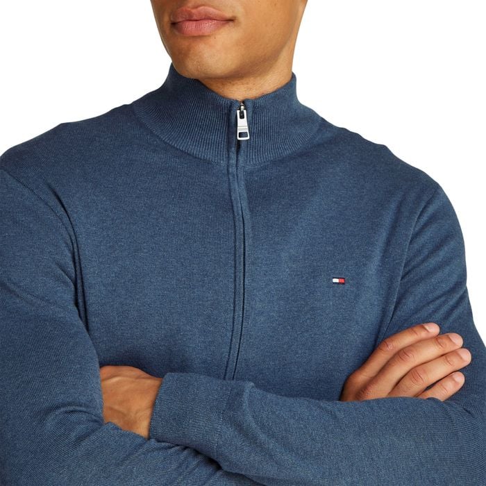 Tommy Hilfiger Essential Mock Neck Zip Vest Heren