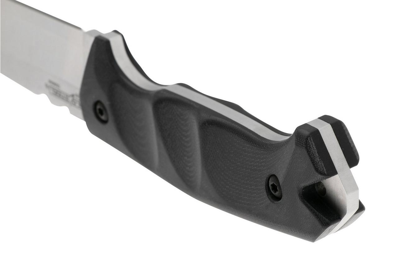 Cold Steel Warcraft Tanto 13U, Satin San Mai, Black G10 vaststaand mes, Lynn C Thompson design