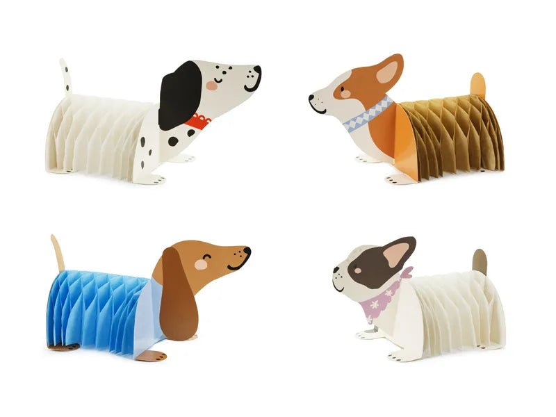 Hond Tafeldecoratie 30cm 4st