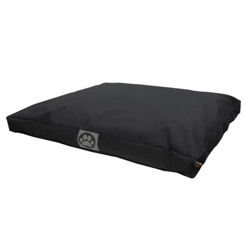 Cama para cachorro de tamanho médio, preta.