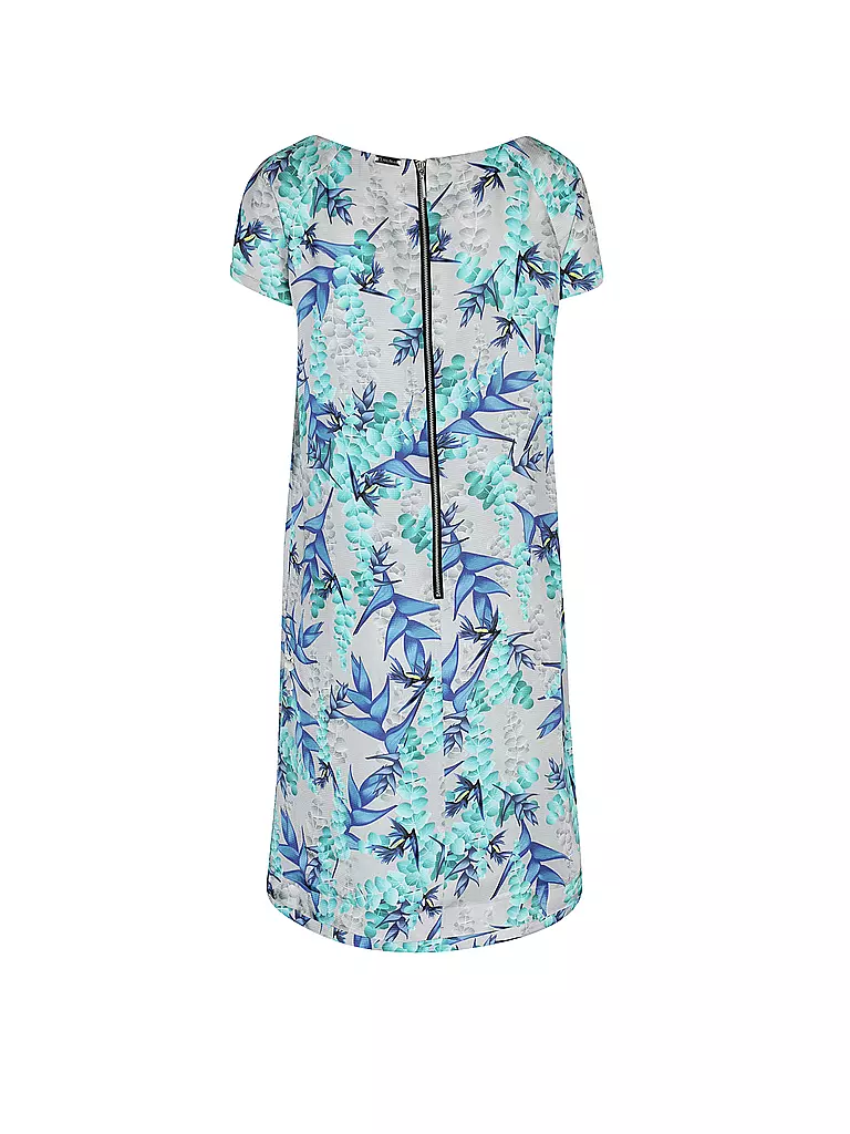CLAUS TYLER Abendkleid SPORTY PRINT FLORAL türkis
