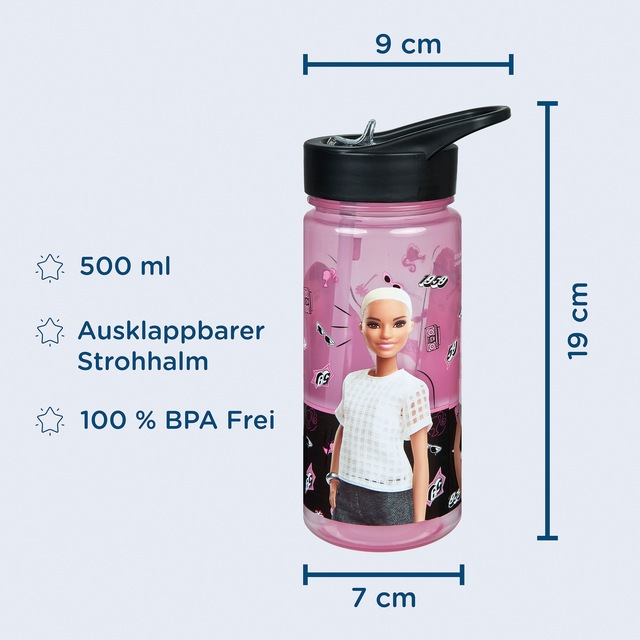 Scooli Lunchbox »Brotzeitdose & Trinkflasche, Barbie« Set, 2 tlg. mit Trinkflasche
