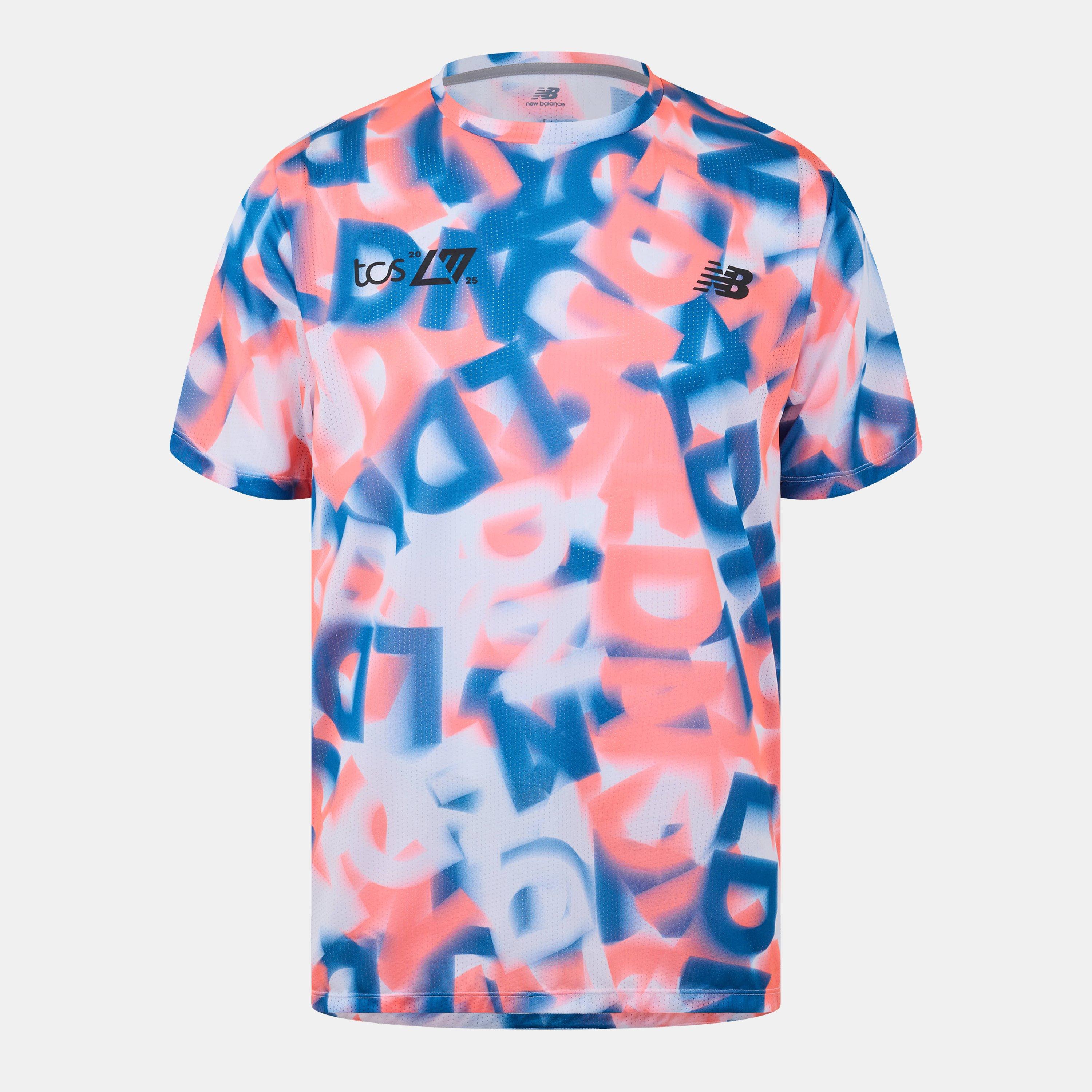 New Balance Ath Ss Mlt Smal Running Top Mens