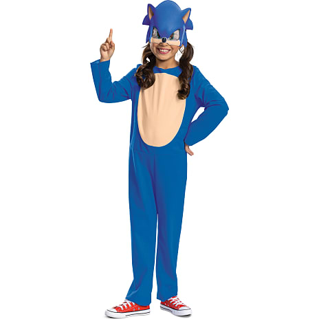 Sonic Movie kostume 7-8 år