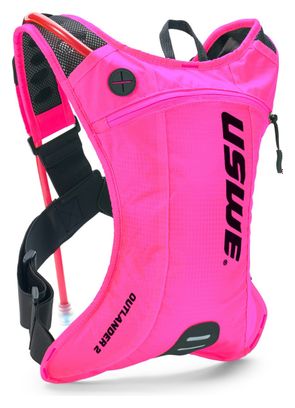 Sac d'Hydratation USWE Outlander 2L Noir   Poche à Eau 1.5L Rose