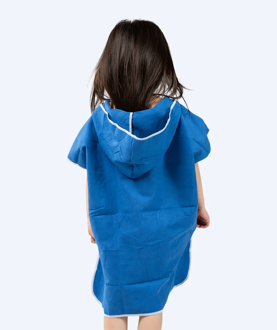 Watery badeponcho til børn - Microfiber - Royal Blue