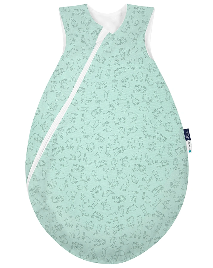 Schlafsack SOMMERTRAUM TENCEL® – BUNNY in mint