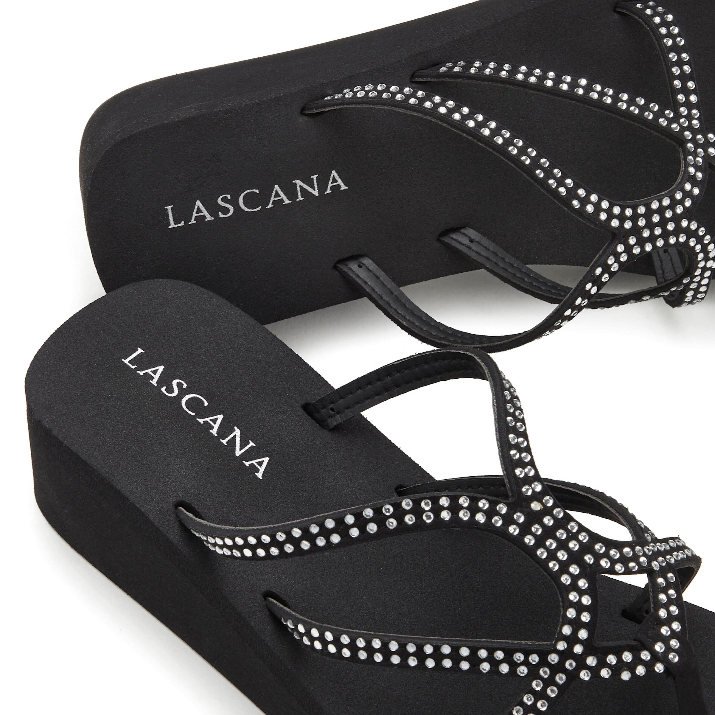 LASCANA Badezehentrenner in schwarz
