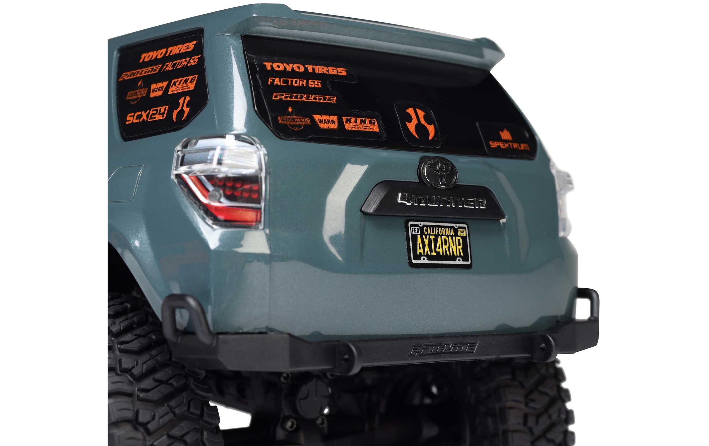 Scale Crawler SCX24 Toyota 4Runner 1:24 RTR - Grau<br>Rock Crawler Brushed 4WD mit Akku & Ladegerät