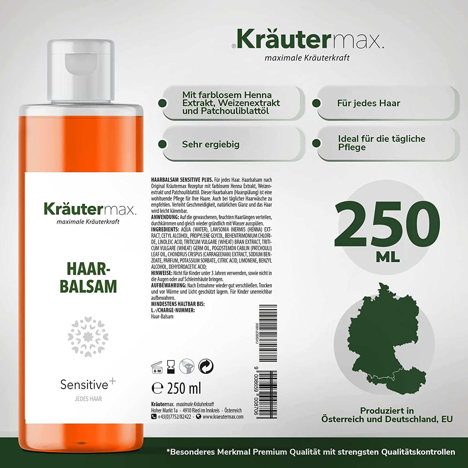 Kräutermax Haarbalsam Sensitive plus