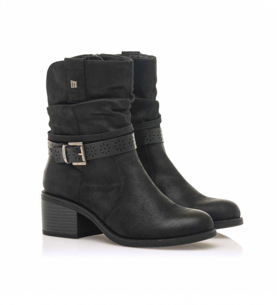 Botas de cowboy pretas Mustang