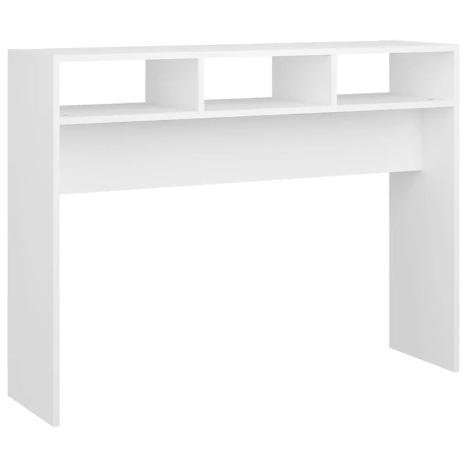 vidaXL - Bijzettafel - Wit - Bewerkt hout