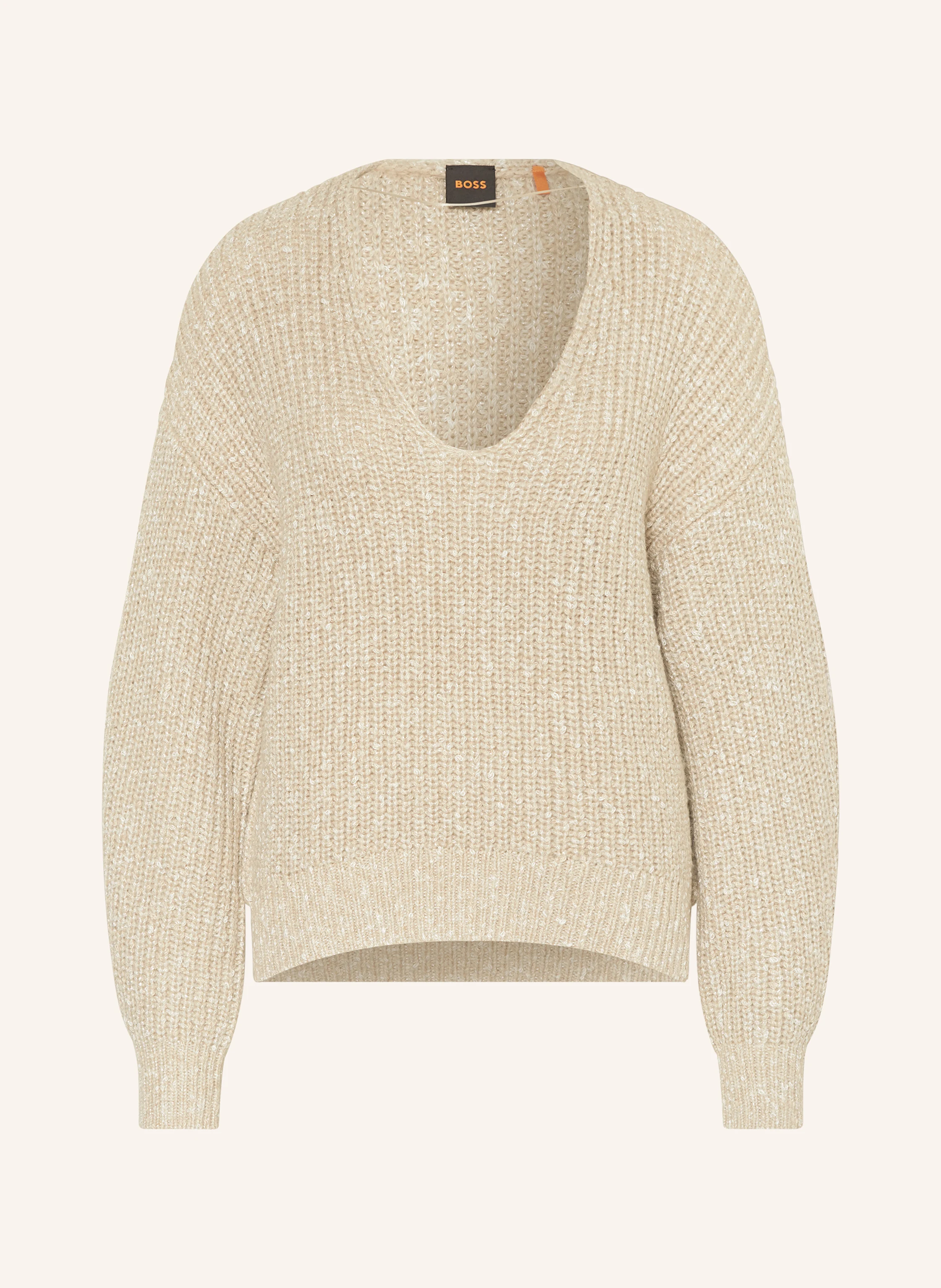 BOSS Pullover FACACIA mit Glitzergarn