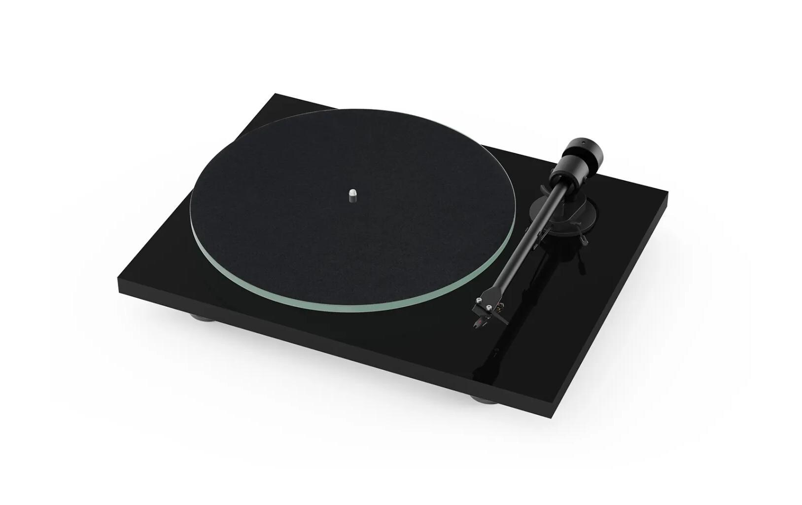 Plattenspieler T1 EVO BT Schwarz<br>Audiophiler Einstiegsplattenspieler
