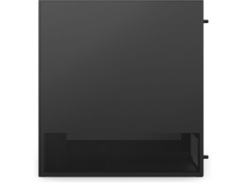 NZXT PC-Gehäuse H5 Flow Schwarz Kompaktes Mid-Tower-Gehäuse mit Seitenfenster