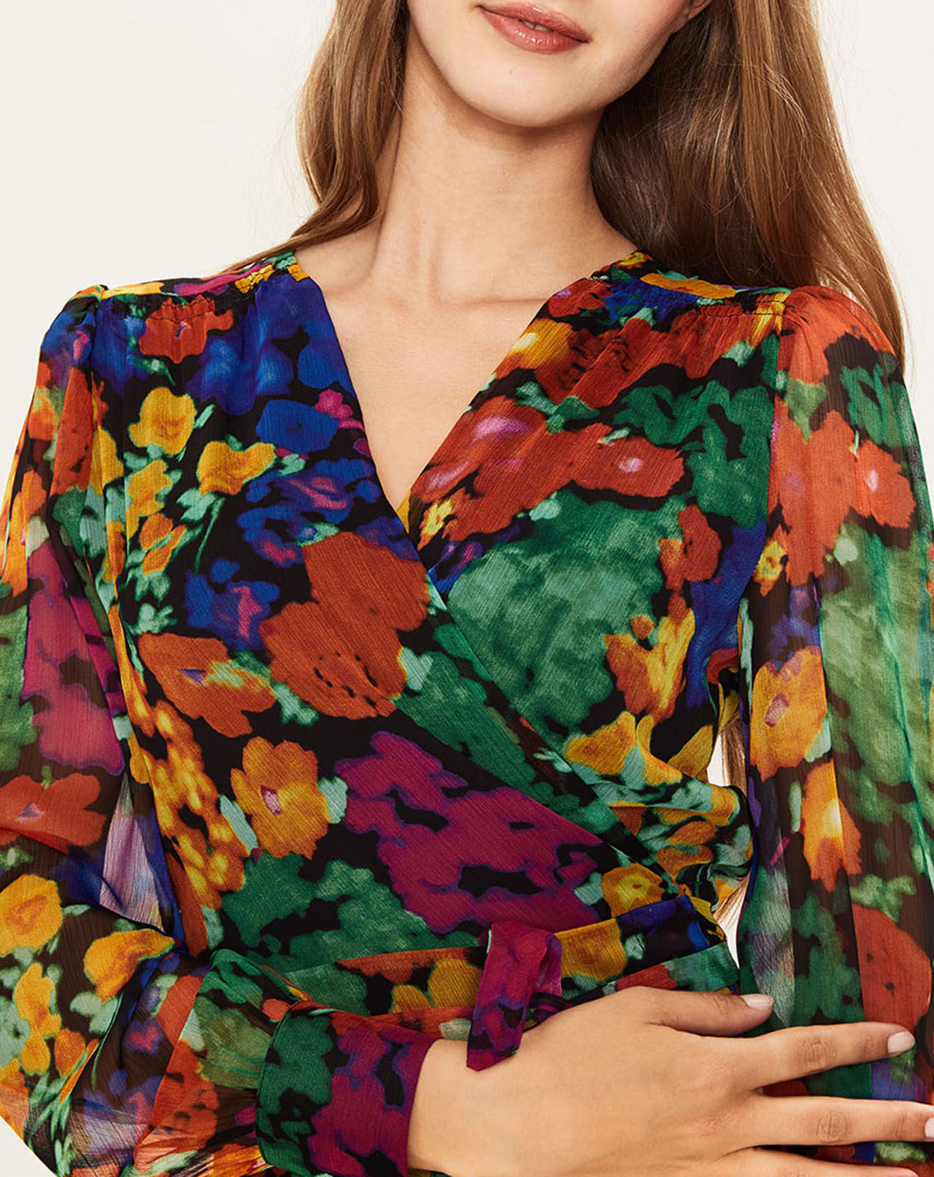 La Petite Etoile Robe Arina à fleurs multicolore