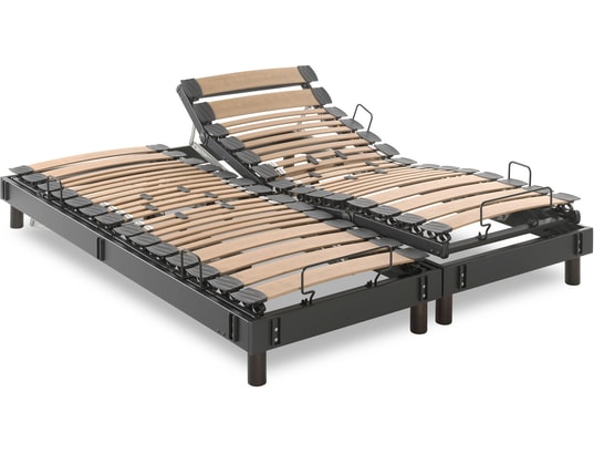 TEMPUR - Sommier Electrique 2 x 100 x 200 Stockholm 2x100x200cm (200x200 duo)