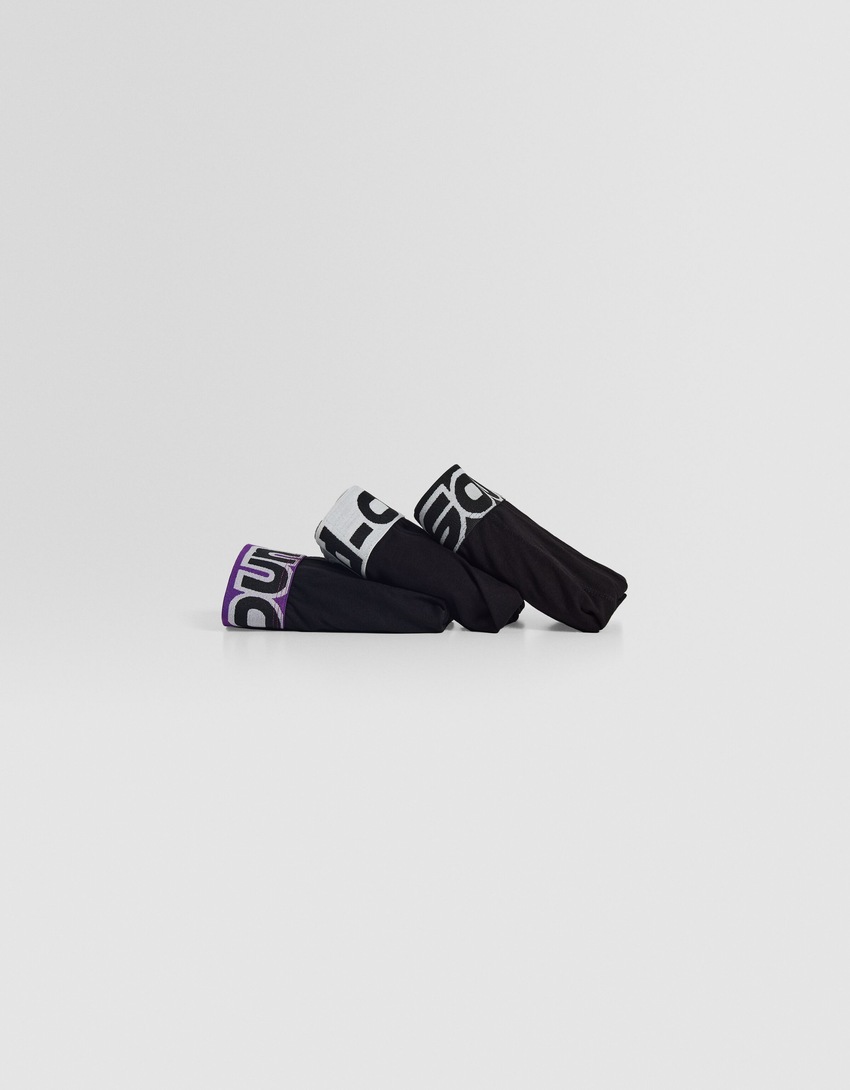 Conjunto de 3 cuecas boxer estampadas