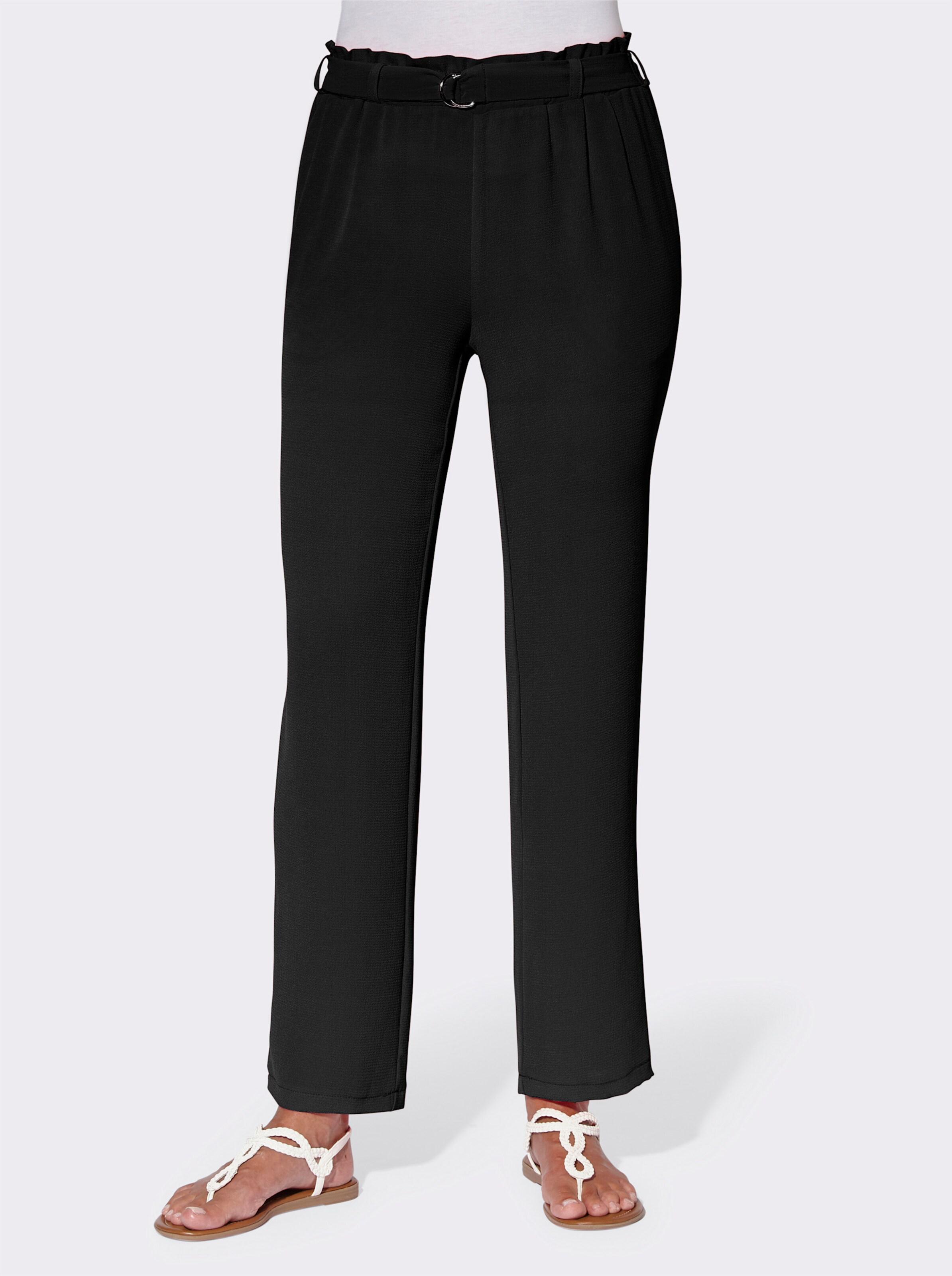 Hose mit fixiertem Gürtel