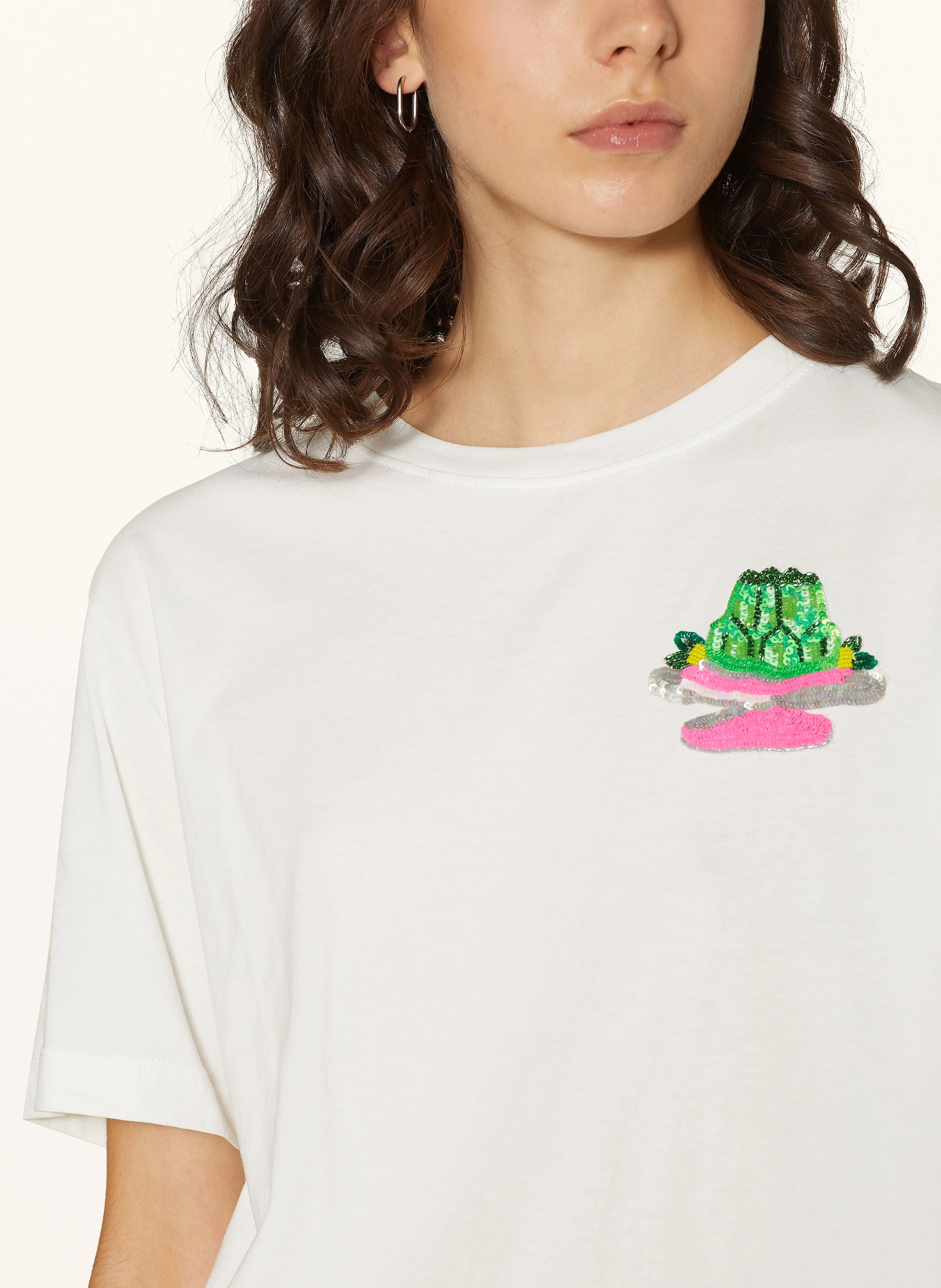 ESSENTIEL ANTWERP T-Shirt HARISSON mit Pailletten