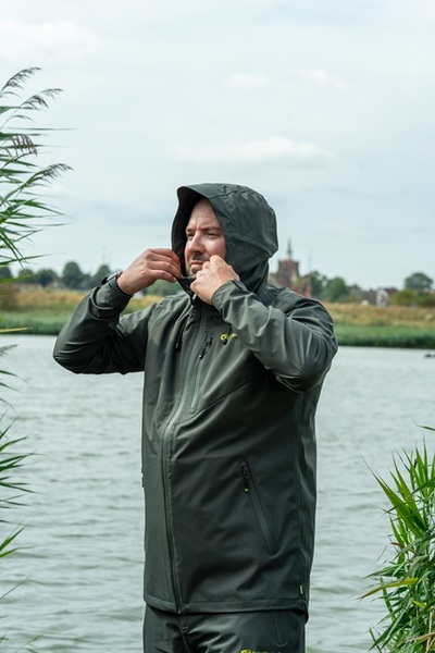 Veste Ridgemonkey APEarel ThermaPro Waterproof Shell Coat Green
