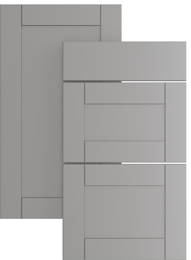 Epoq Shaker bund skuffefront til køkken 60x35 (Steel Grey)