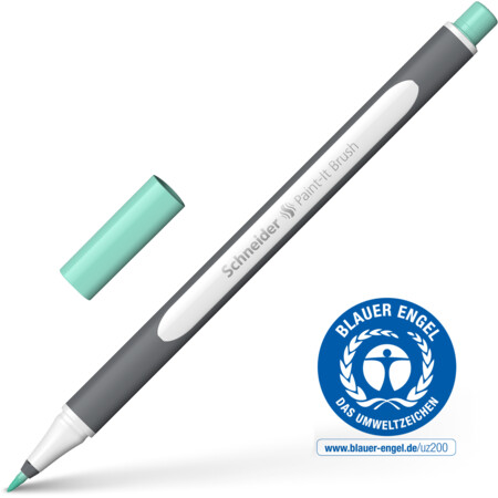 Schneider Paint-It 070 Brush pen - turquoise pastel - Brush