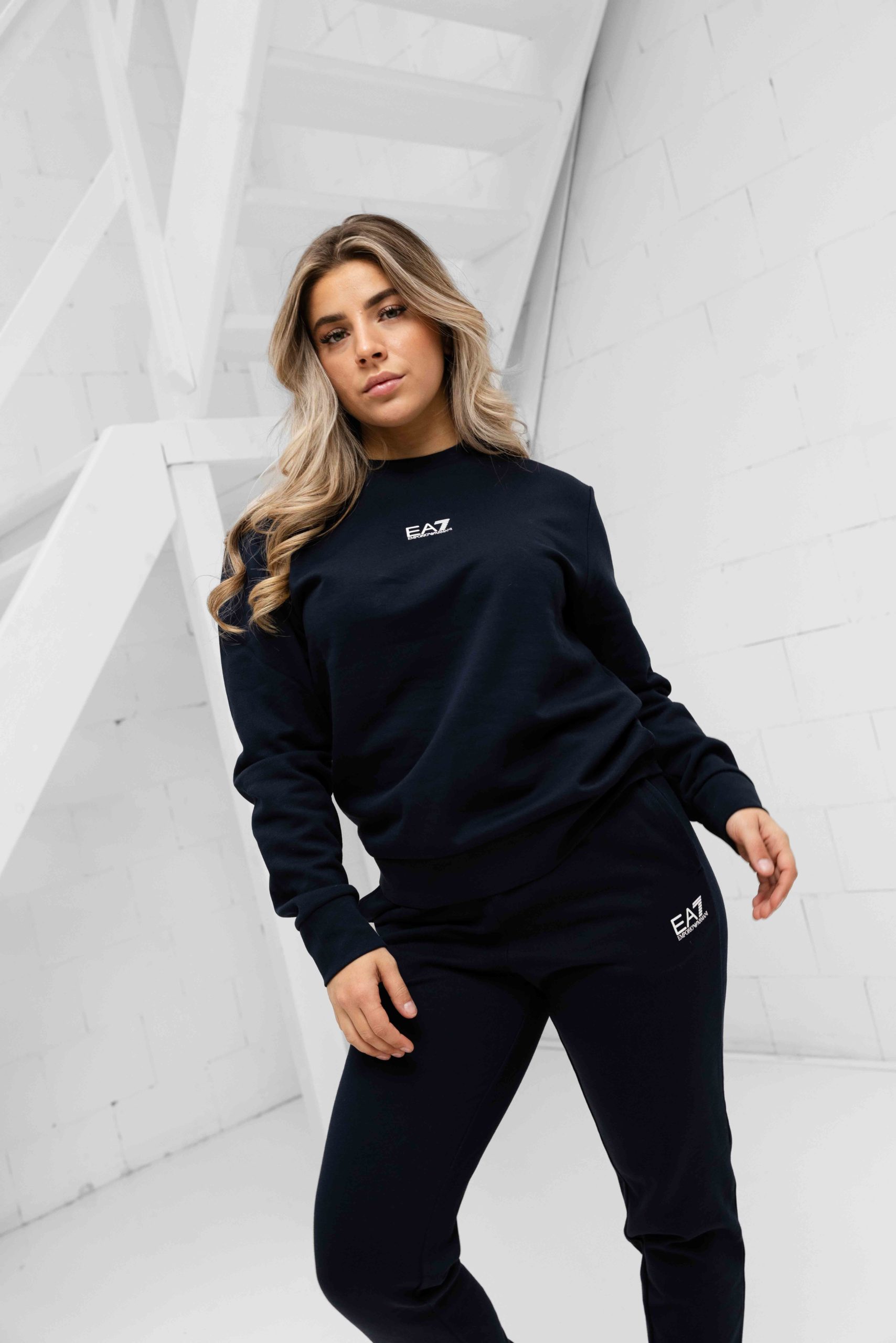 EA7 Emporio Armani 8NPV66 Trainingspak Dames Donkerblauw