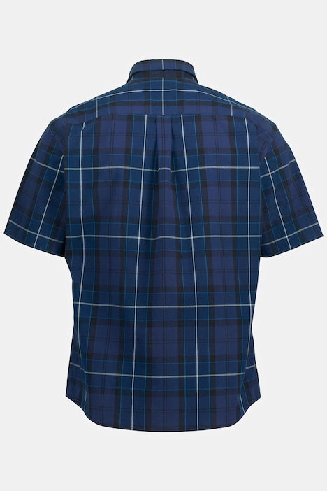 Karohemd, Halbarm, Buttondown-Kragen, Modern Fit