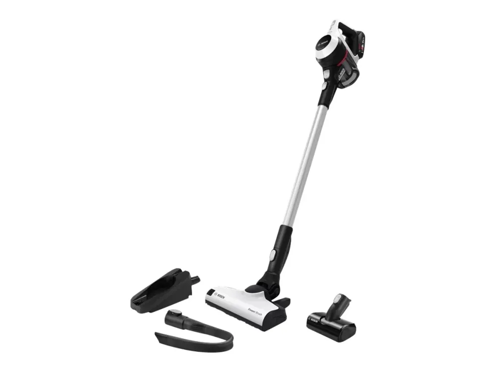 Bosch Serie | 6 BKS611MTB - Støvsuger - pind/håndholdt (2-i-1) - uden pose - ledningsfri - hvid