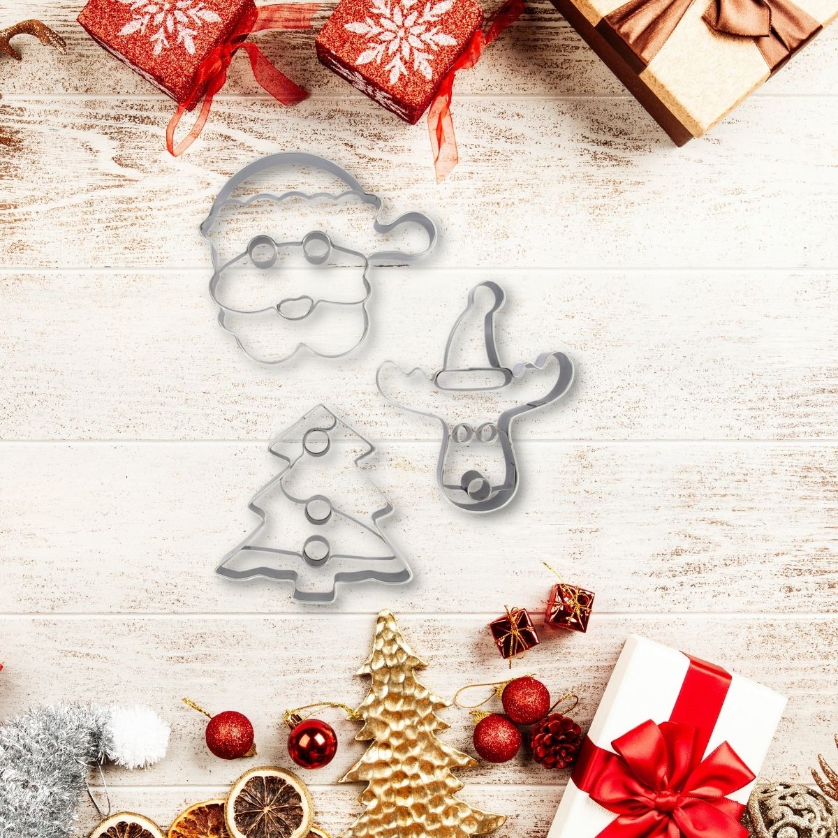 Set de 3 emporte-pièces de Noël Emporte-pièces Zenker