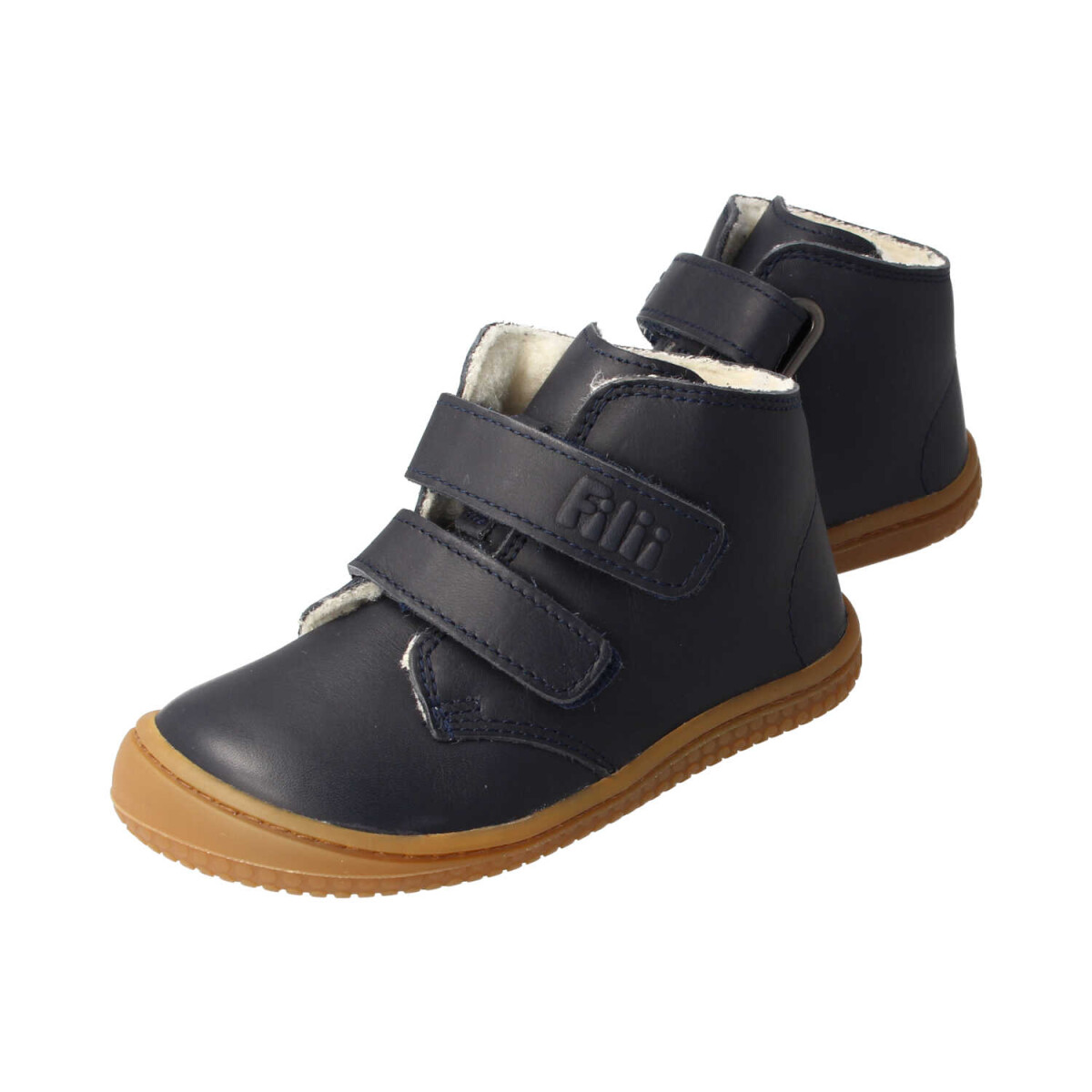 MB4213-W2 navy SOFT-FEET BIO nappa wool velcro Weite/M