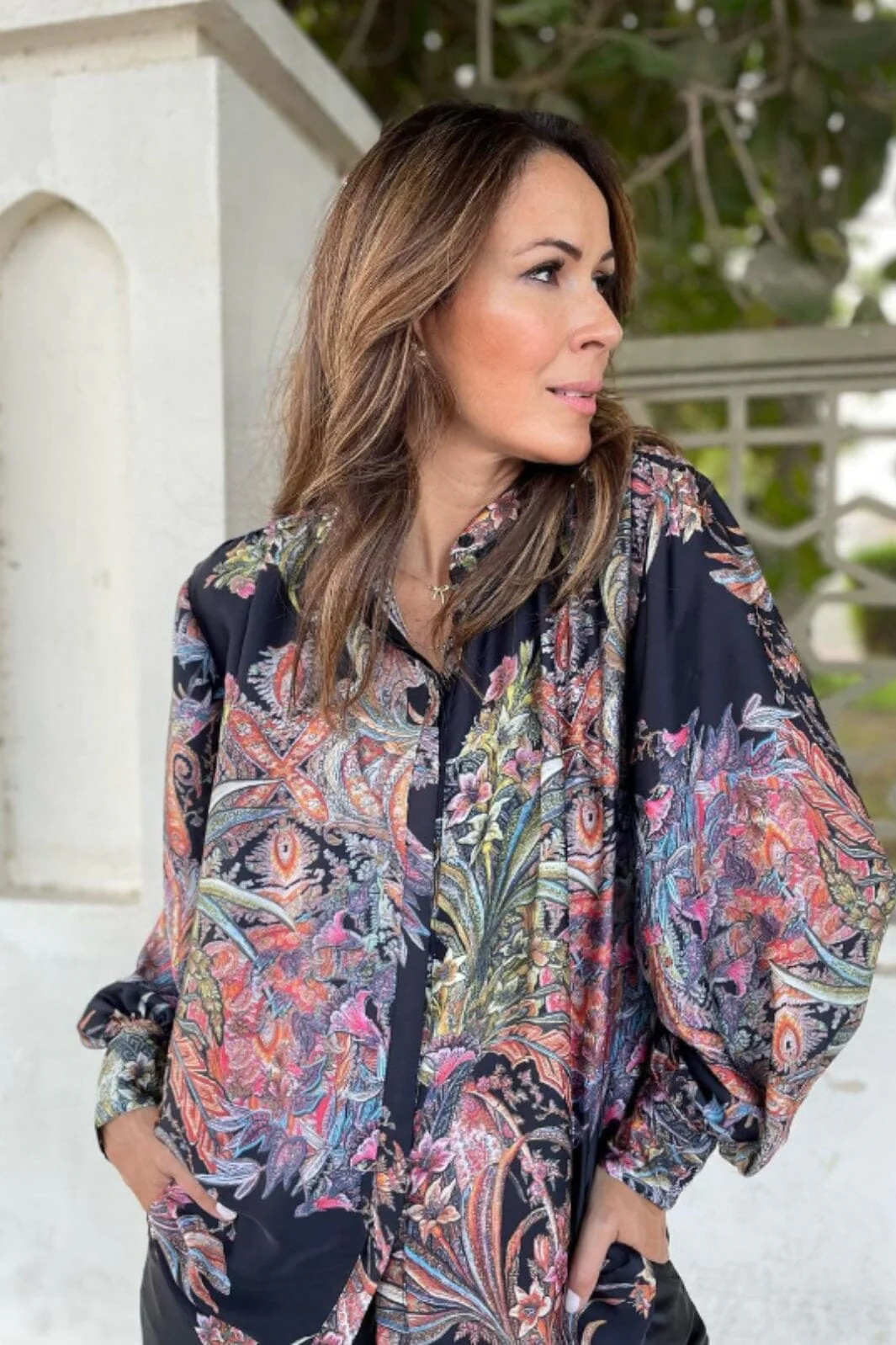 Karmamia Cornelia Shirt meadow black