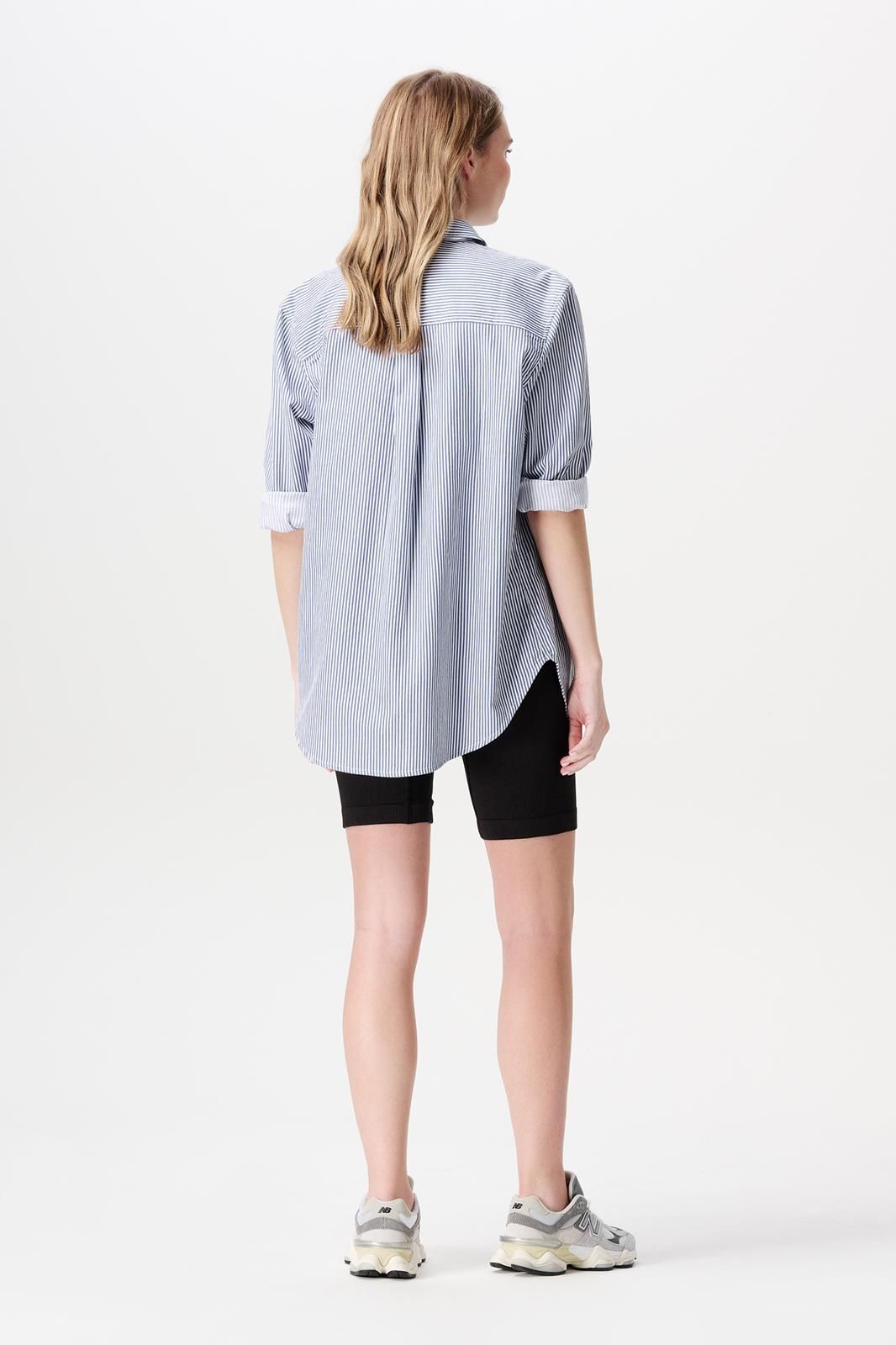 Noppies Maternity Blouse Arles - Gris blue Stripe