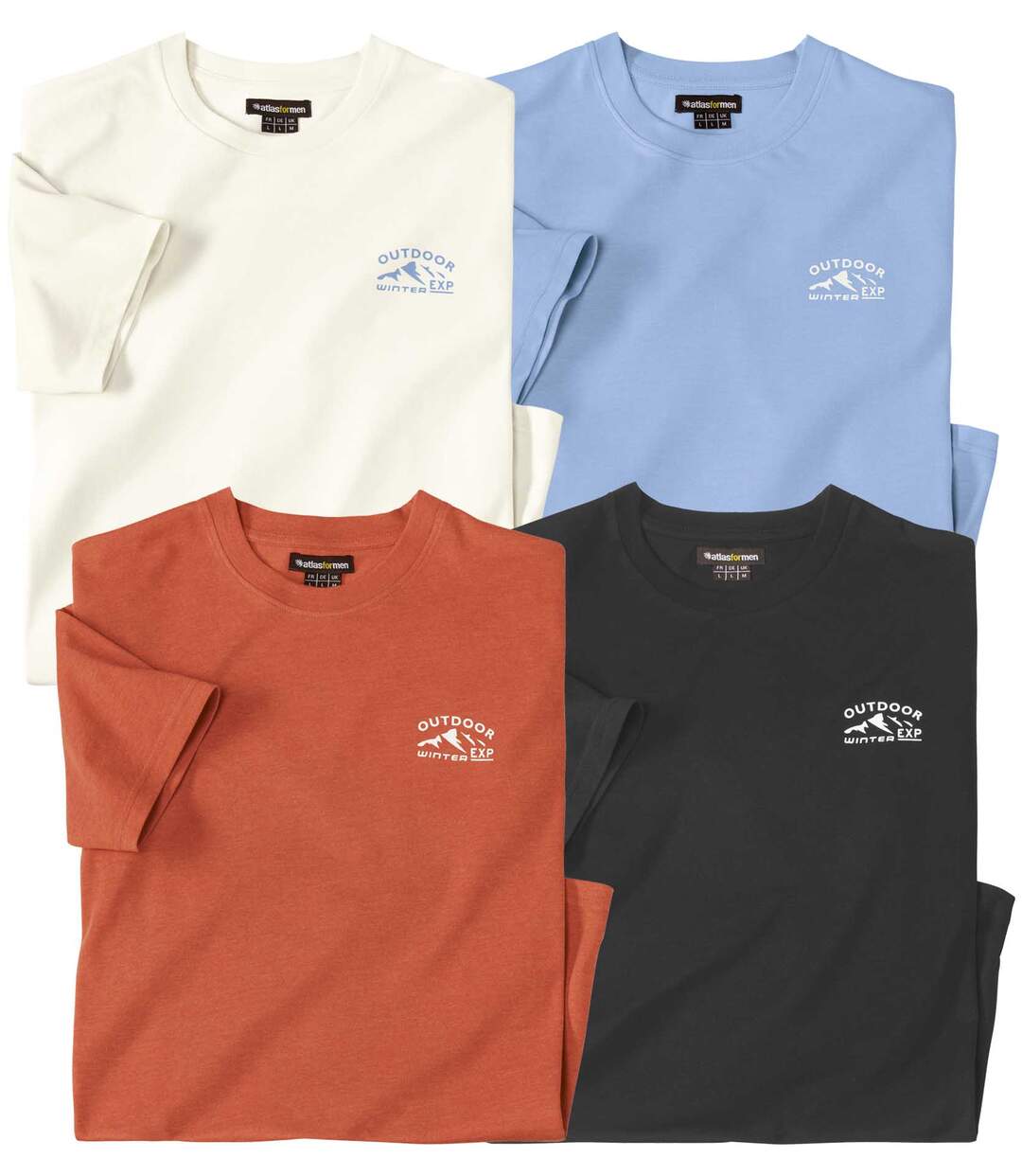 Lot de 4 Tee-Shirts Été Indien