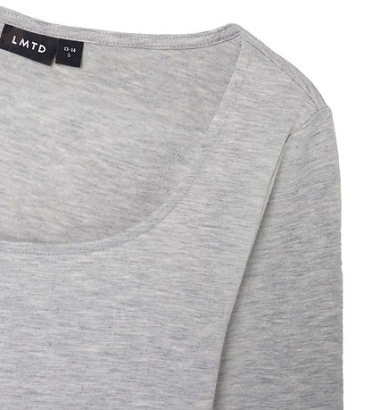 LMTD Bluse - NlfNove - Light Grey Melange