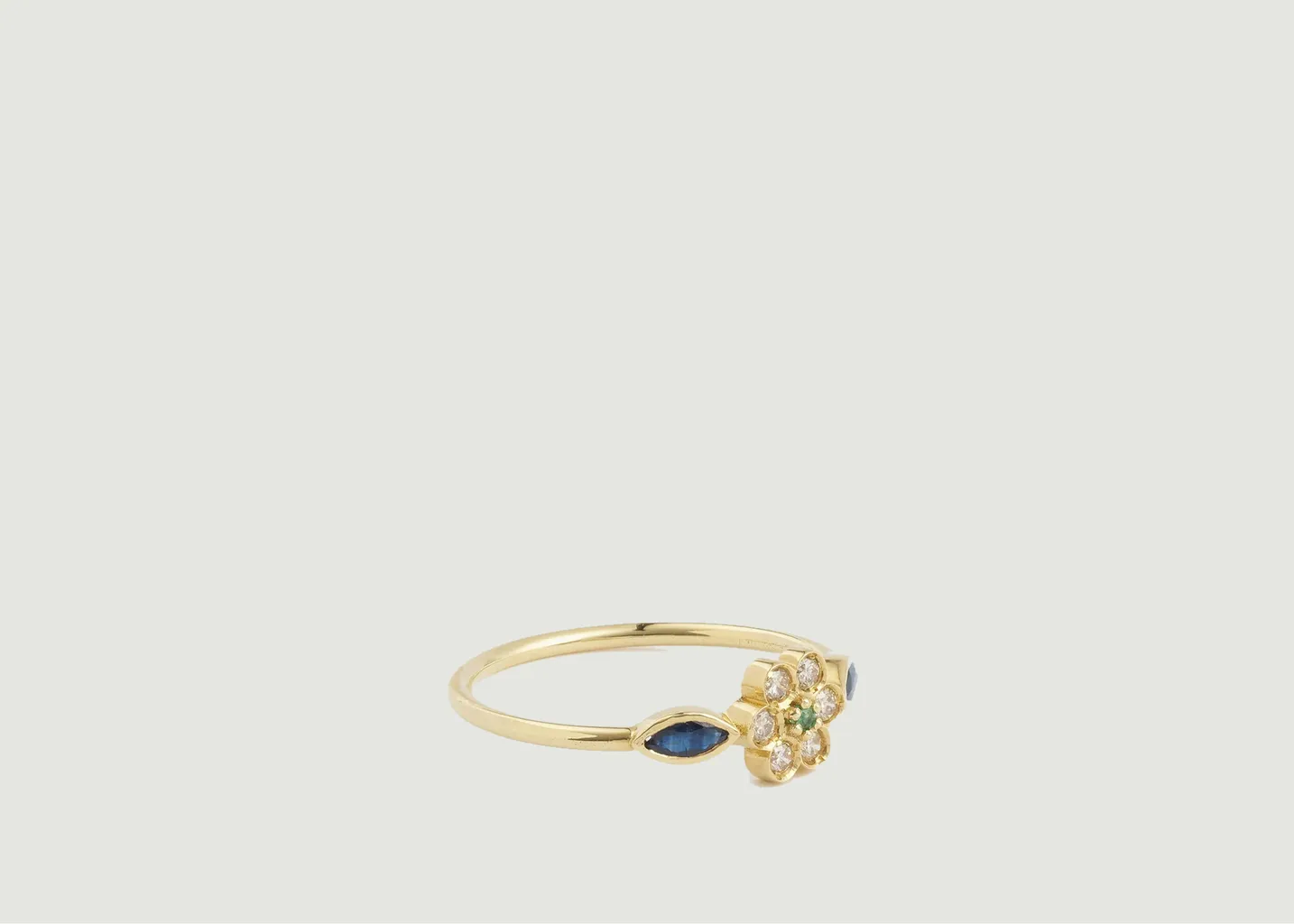 Bague Miniflower 1 Bleue Sophie d'Agon