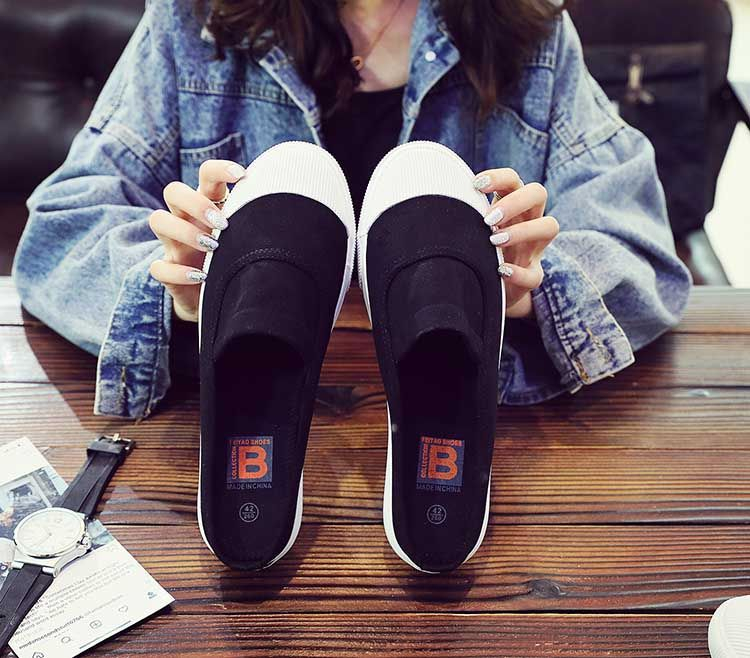 Solejoy - Canvas muiltjes sneakers