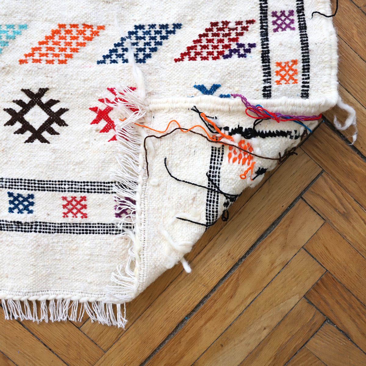 Tapis kilim berbère naturel Nuit Marocaine